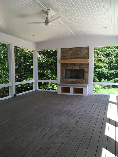 Screened in Porch - After