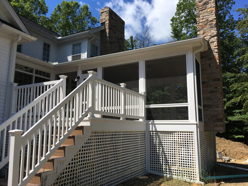 Screened in Porch - After