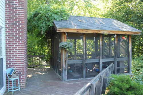 Screened in Porch - Before