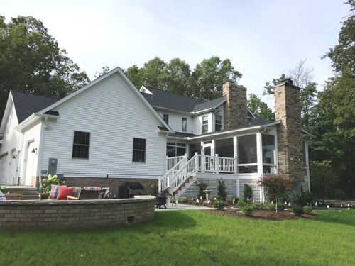 Rear of House - After