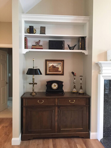 Custom bookshelf