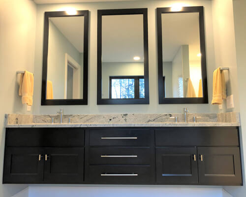 Master bathroom vanity