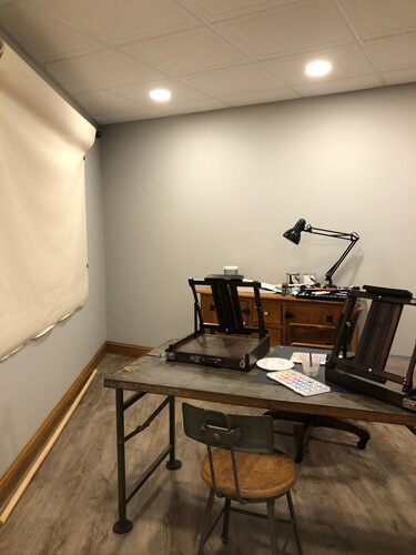 Basement studio