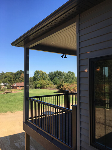 Backyard deck