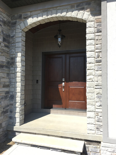 Front porch and entrance