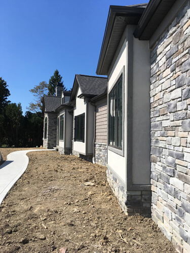 Front of the regent ranch custom home