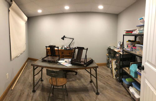 Basement studio